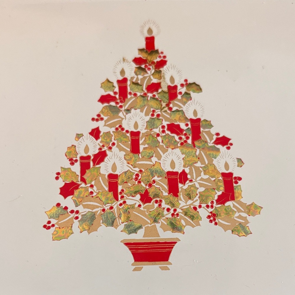 🎄Vintage 1970’s Otagiri Christmas Tree Tray and Coaster Set - Picture 2 of 7